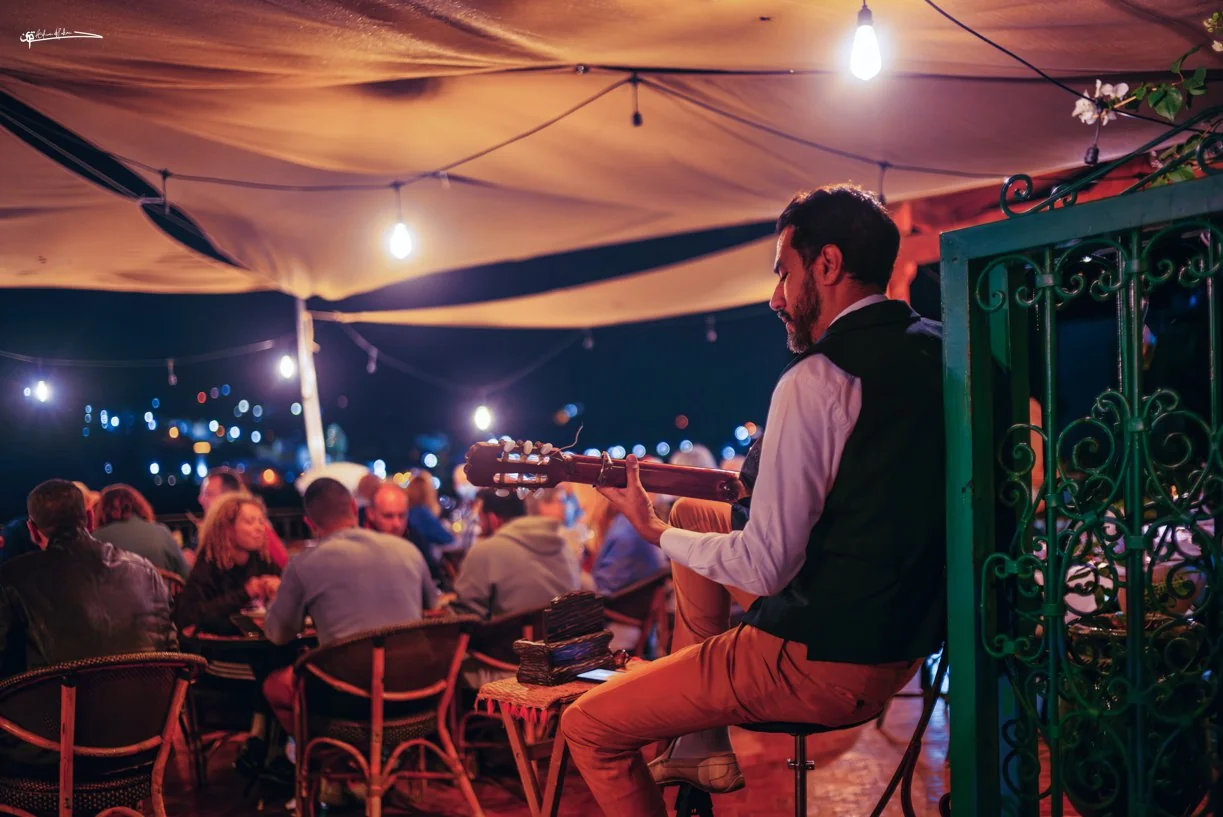 "The terrace ambiance at night with live music made our evening magical."