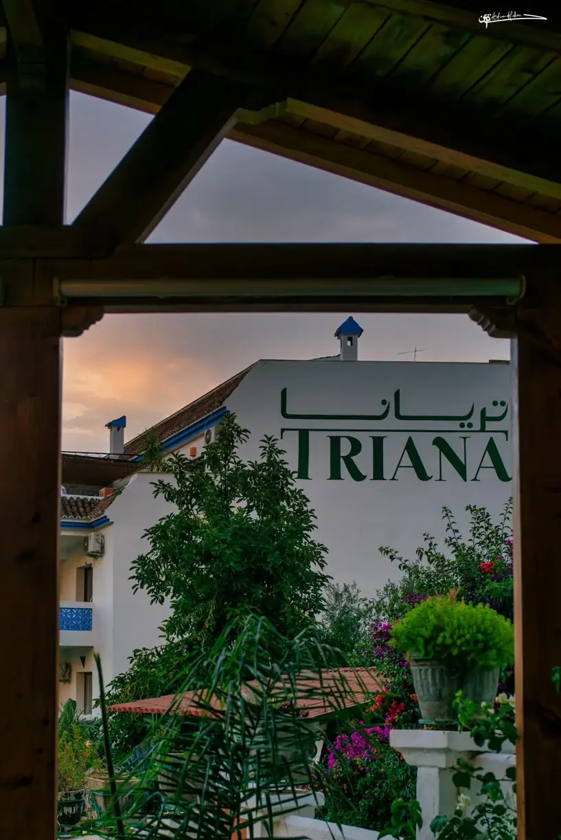 Preparación de cócteles en Triana rooftop restaurant en Chefchaouen