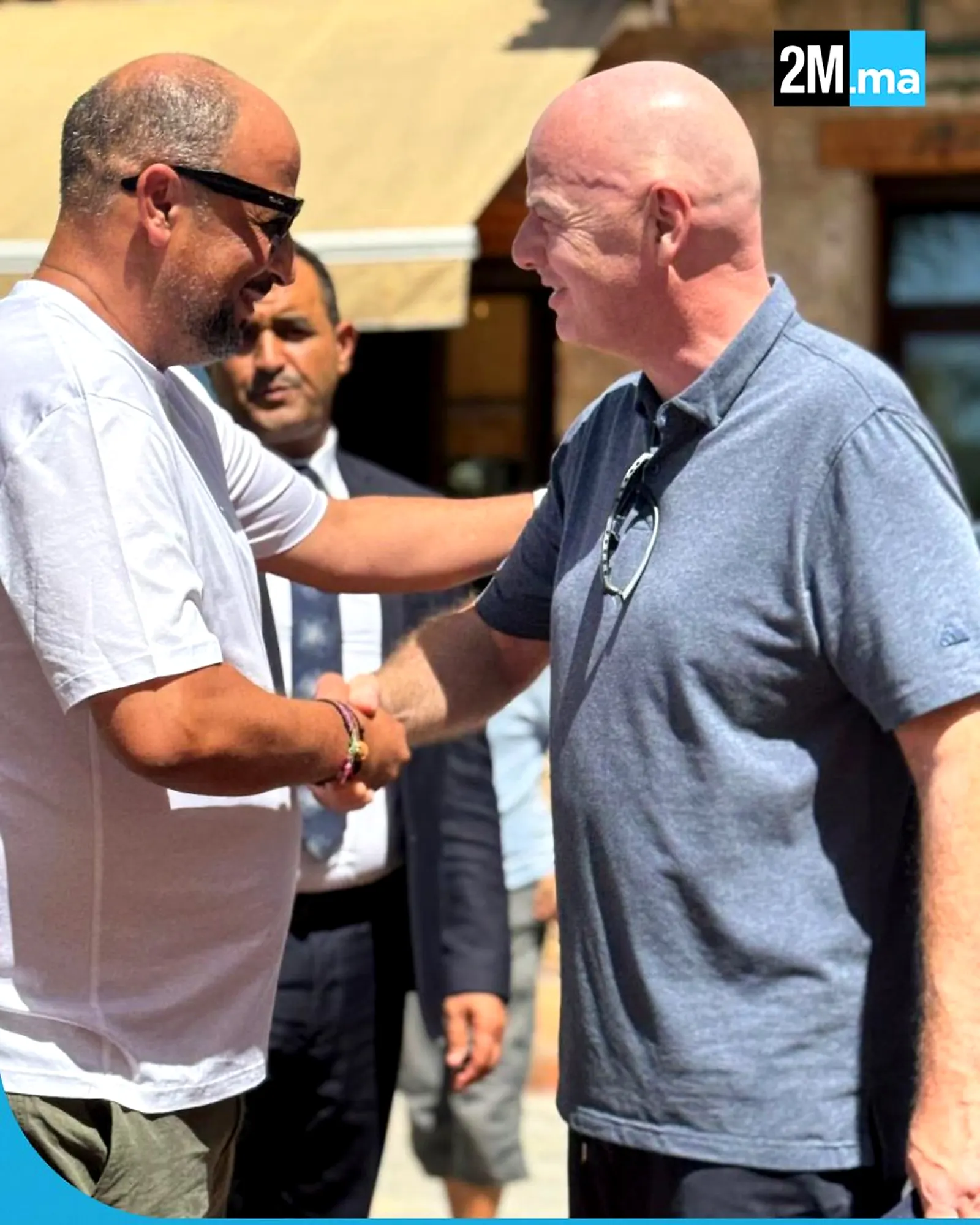 Gianni Infantino visit at Triana Restaurant in Chefchaouen